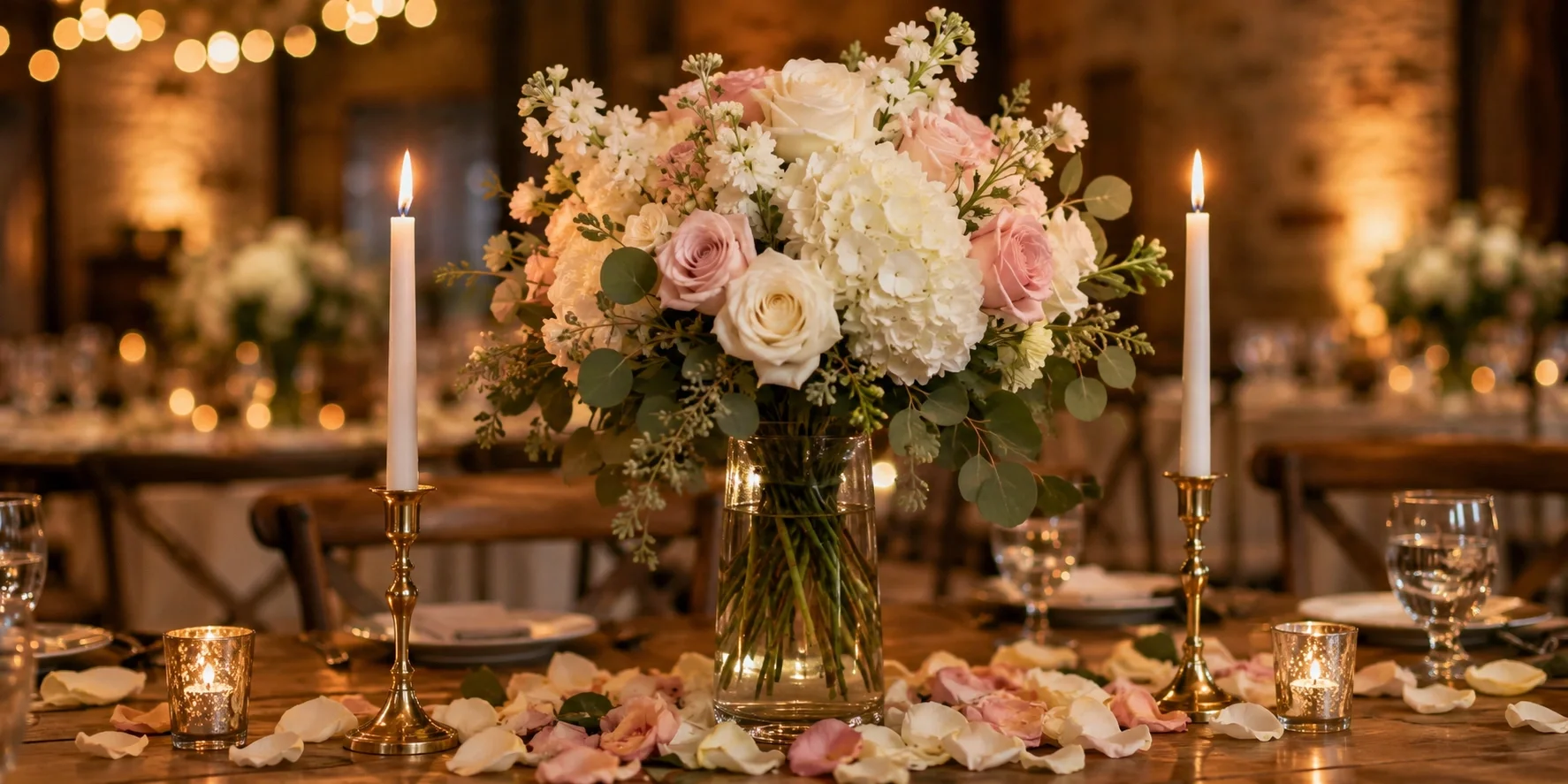Stunning wedding decor and floral arrangements