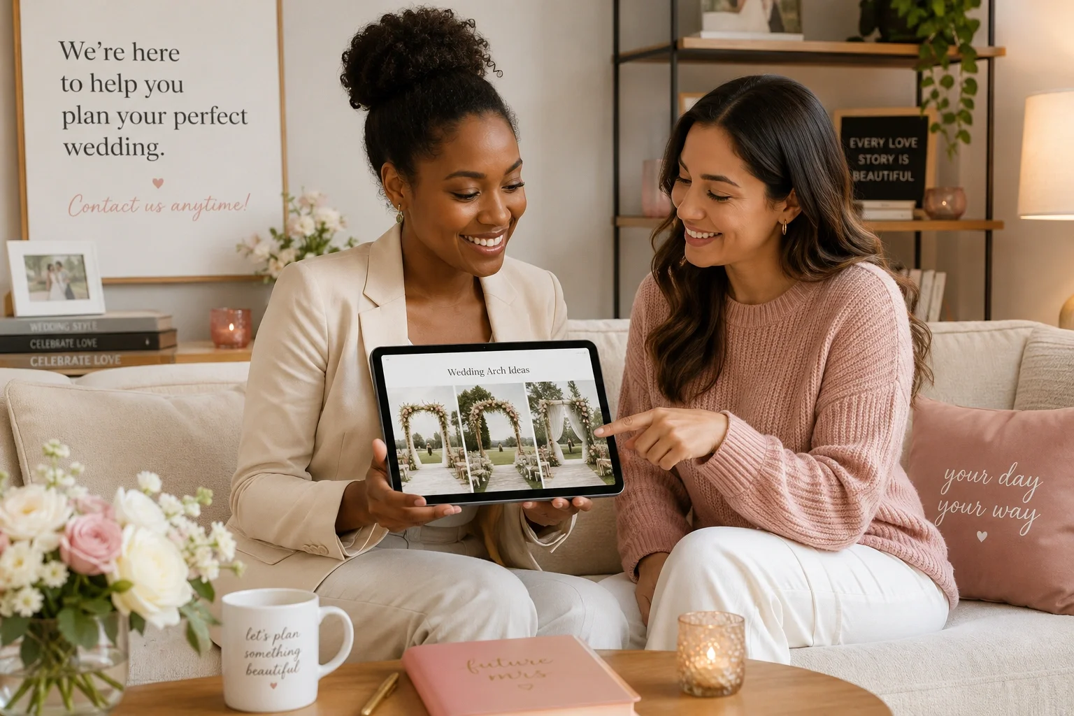 WeddingClever support team helping couples plan their perfect wedding